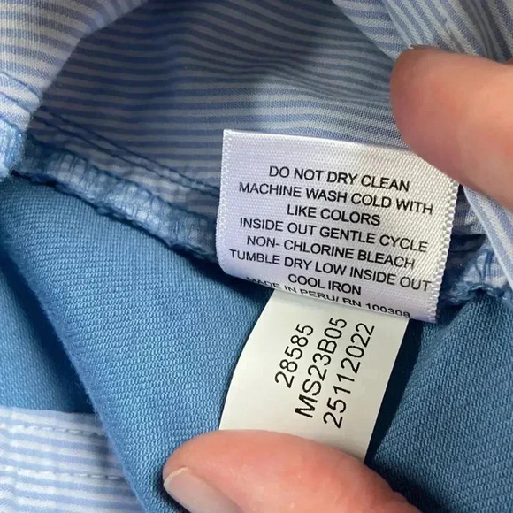 NWT Peter Millar Pilot Twill Short in Twilight Blue size 32 - Picture 8 of 8